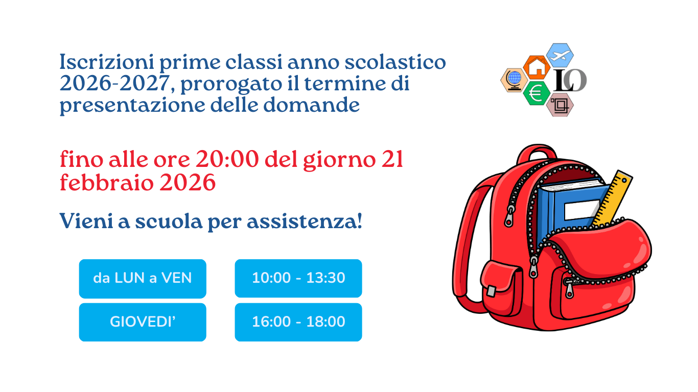 Iscrizioni prime classi a.s. 2026-2027, prorogato il termine di presentazione delle domande